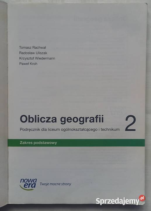 Oblicza geografii 2 podręcznik liceum i Małkinia Górna