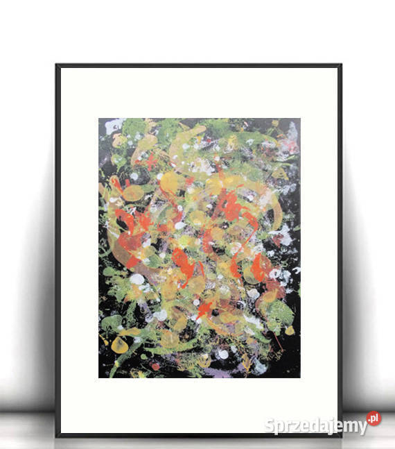 abstrakcyjny obraz 30x40 nowoczesna grafika na Bydgoszcz sprzedam