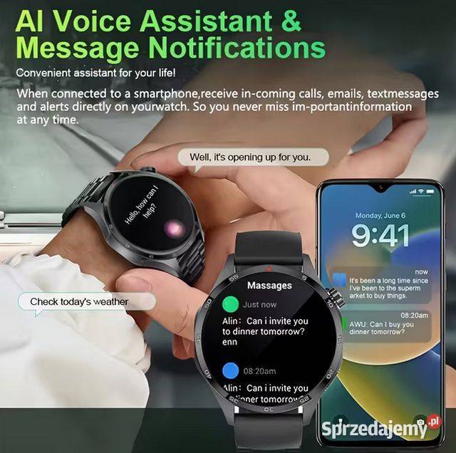 Smartwatch GT6 Pro Erun p15 Sport watch zegarek Pozostałe