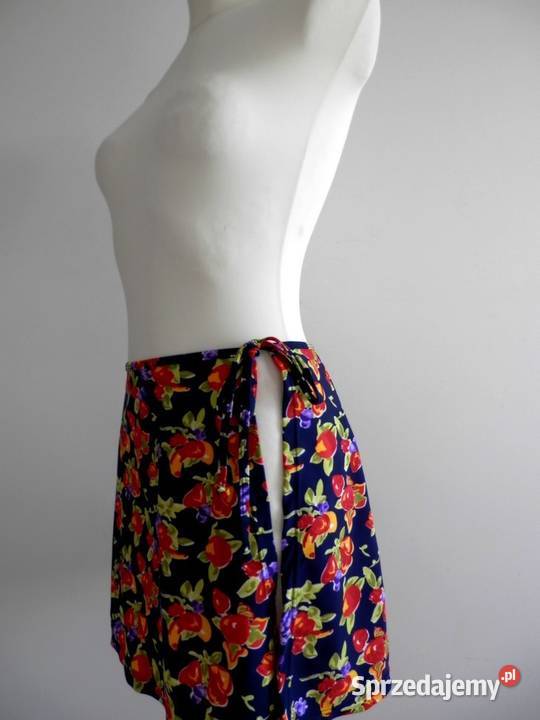 Spódnica Pareo Plażowa Krótka Obłędne Kwiaty ML podlaskie Łomża
