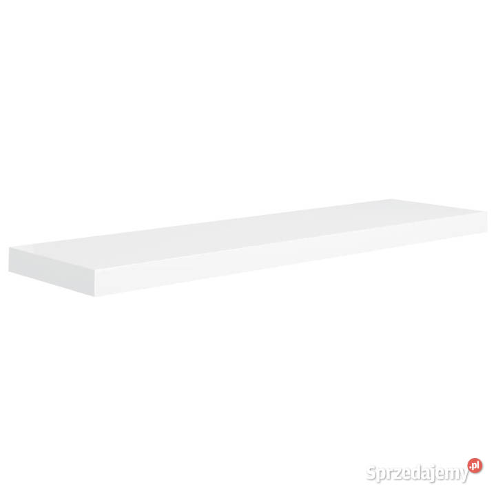 Półki ścienne 4 białe 90x235x38 MDF WM323819 Warszawa sprzedam