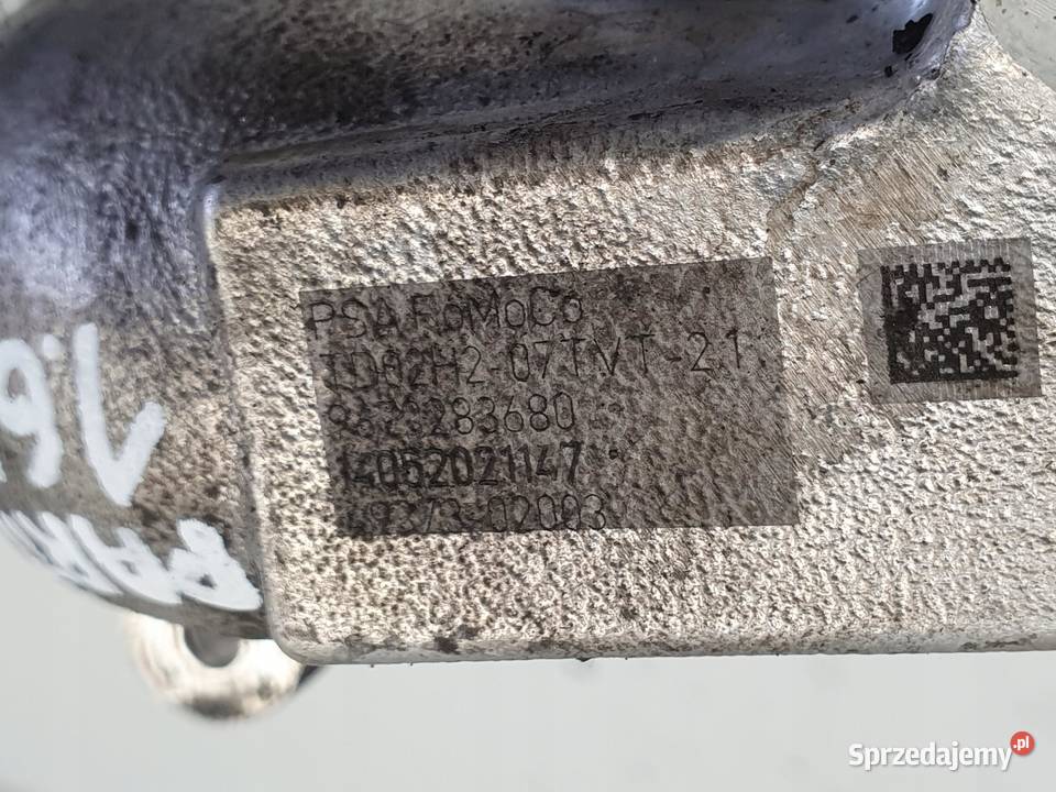 TURBOSPRĘŻARKA Peugeot Partner II 16 HDI turbo Rudka