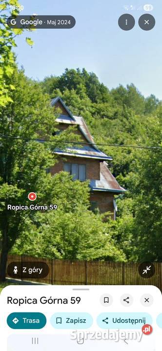 Posiadłość w Beskidzie Niskim Ropuca Górna 59 małopolskie Ropica Górna