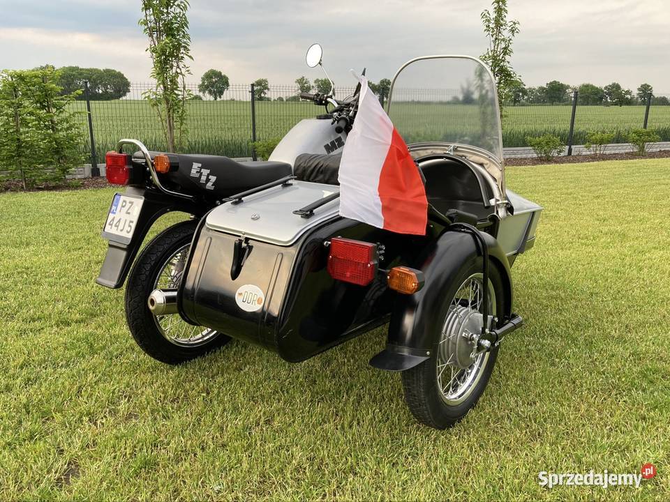 MZ etz 251 1991 z wózkiem bocznym superelastic dwusuwowy Swarzędz