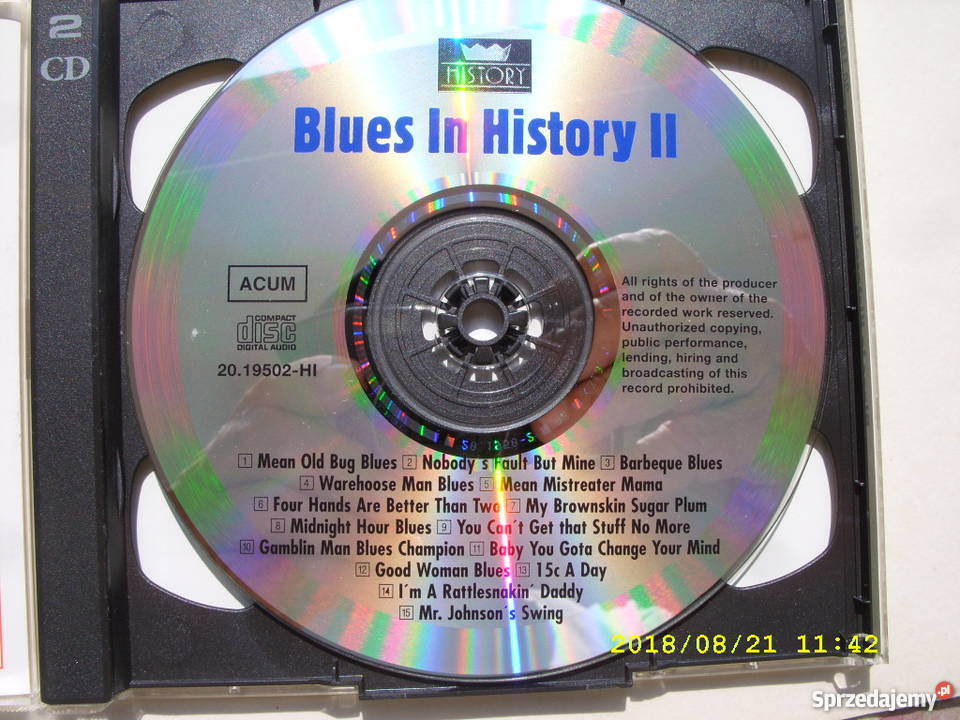 BBluec CD BLUES IN HISTORY II Wołów sprzedam