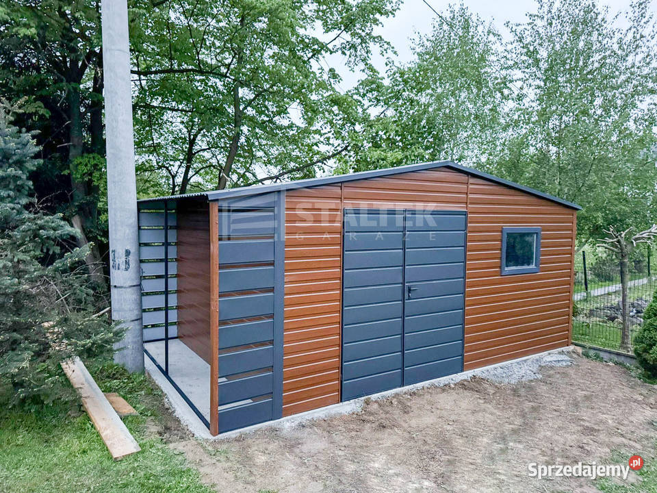 Schowek Domek Ogrodowy 55x3m wiata 05m Brama