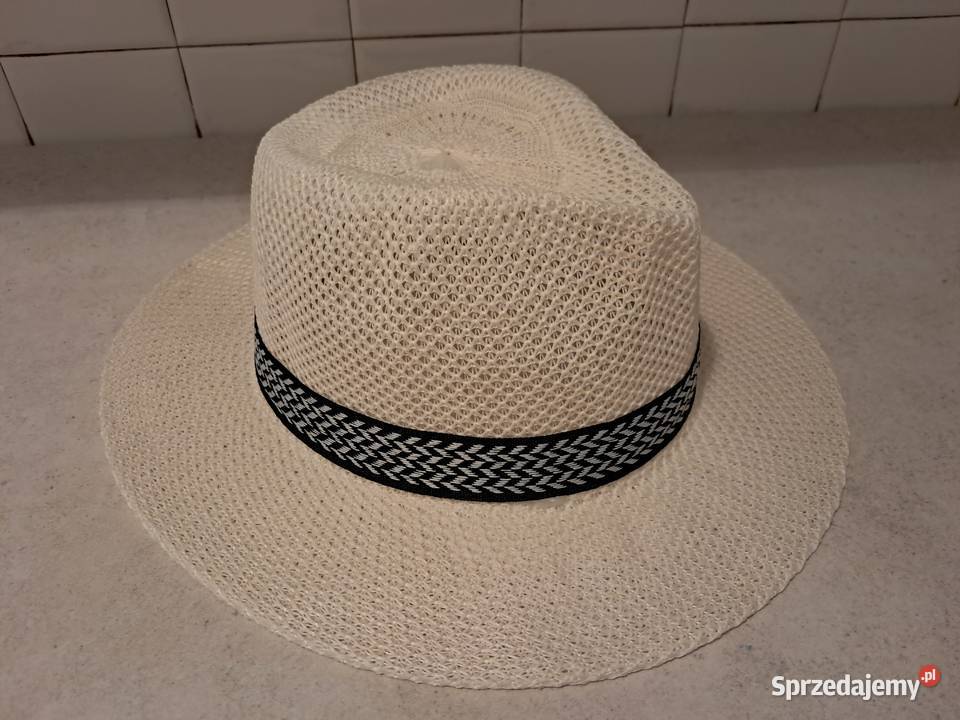 Kapelusz letni kremowy do sprzedania Uniseks Kraków