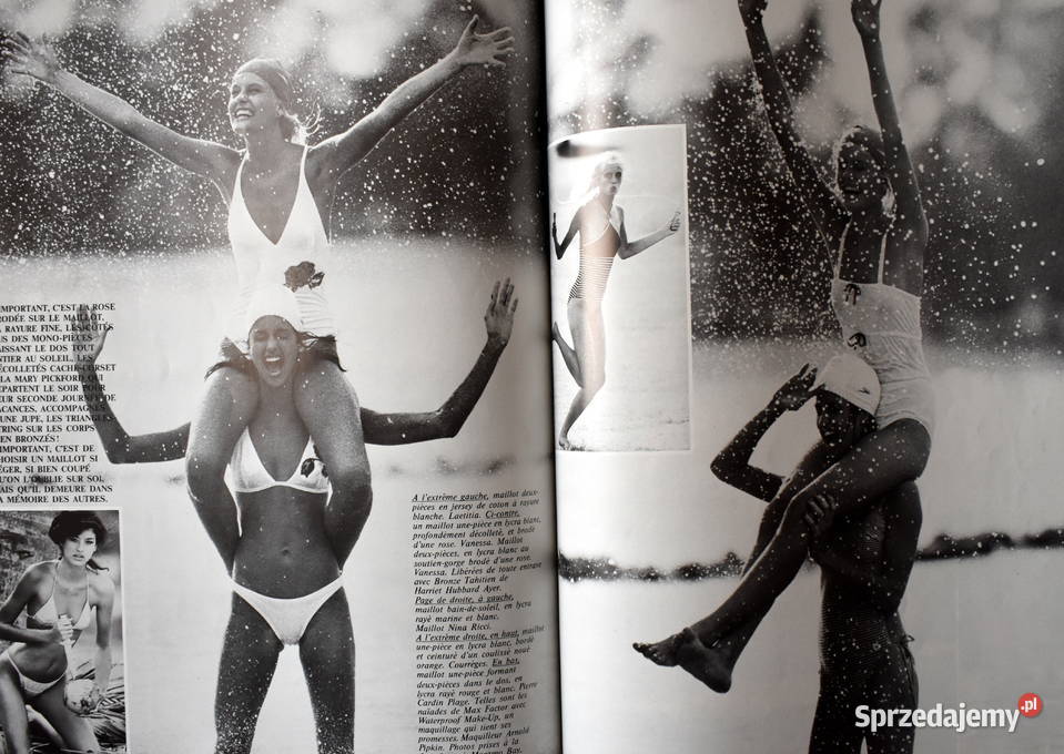 Vogue Paris magazyn mody 1978 Janice Dickinson