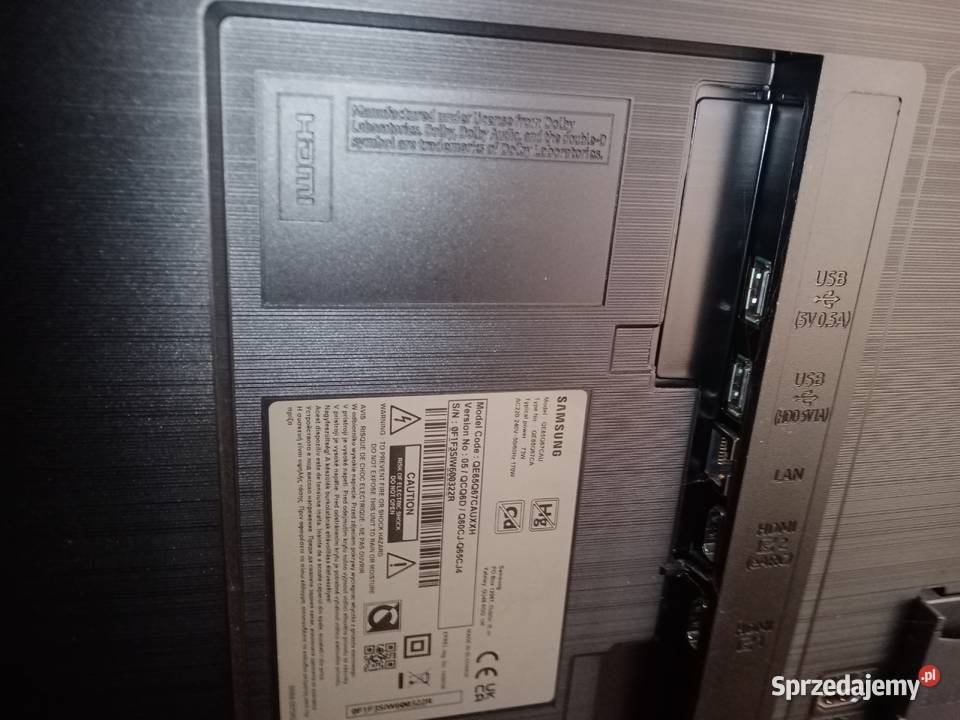 Telewizor 65 samsung opolskie Korfantów sprzedam
