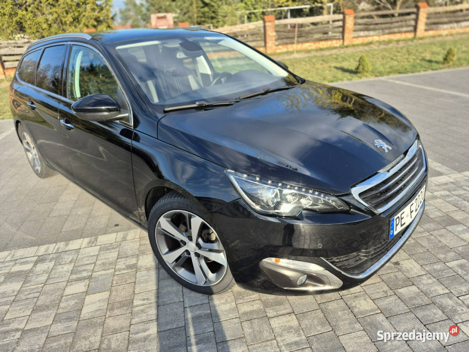 Peugeot 308 16 hdi full led kamera alcantara Drelów