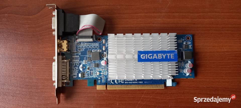 Ge Force 210 slim 1GB64bit PCIE GVN210SL1G Gdańsk