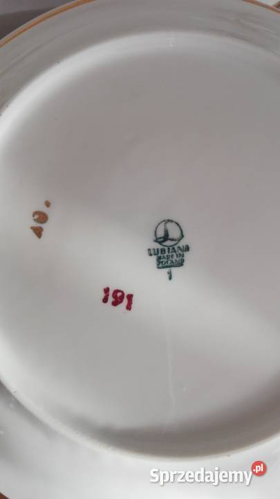 Talerz do zawieszenia porcelana Lubiana