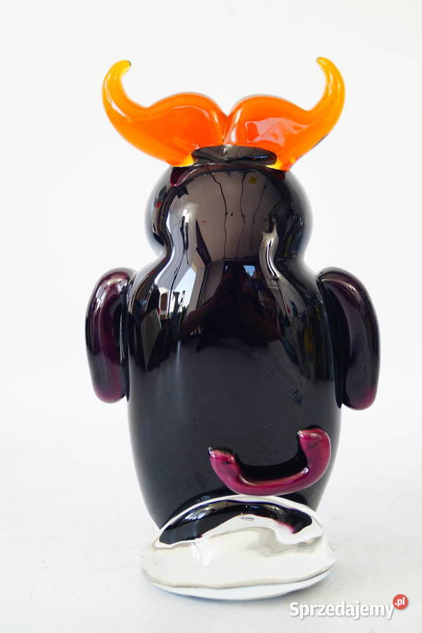 Figura szklana figura Murano style BYK byczek Gizałki sprzedam