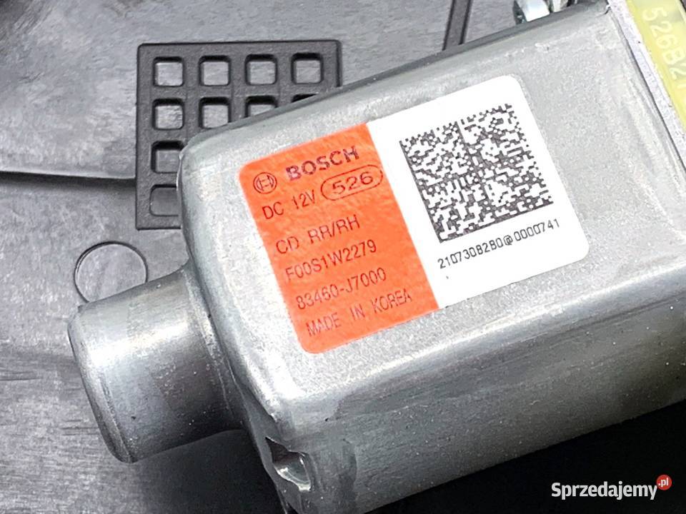 PODNOŚNIK SZYBY PRAWY TYŁ KIA CEED 83480J7300 Mechanizmy opuszczania szyb