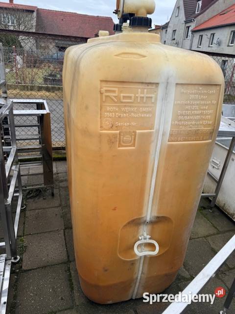 Zbiornik na olej opałowy na szambo 2000 l Zbiorniki Głogówko