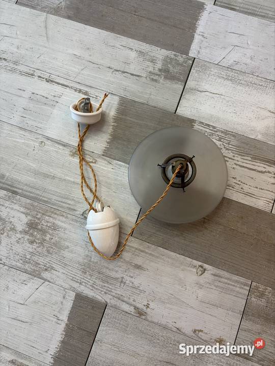 Lampa wisząca z przeciwwagą i podsufitką Chudów