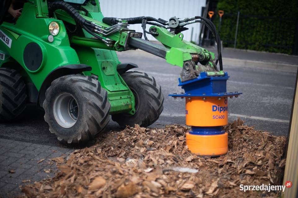 Dipperfox 400 leśna frezarka do pni karczowanie wielkopolskie Jarocin
