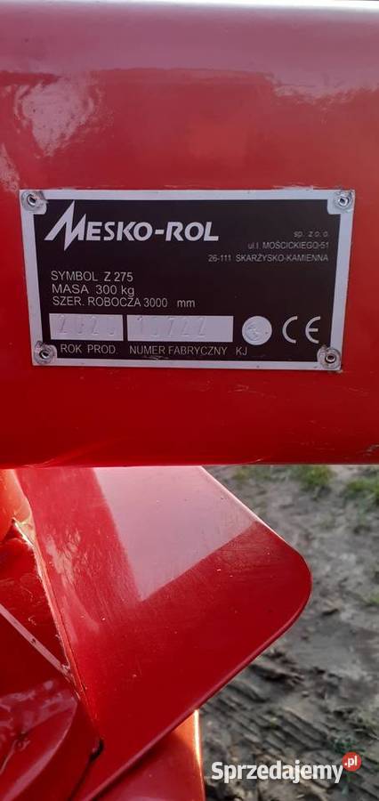 Przetrzasarko zgrabiarka nieuszkodzony Maszyny rolnicze Nowa Słupia