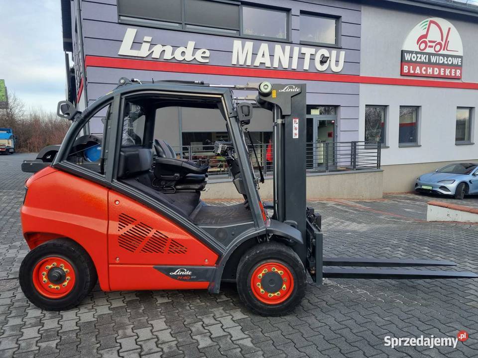 Kontenerowy wózek widłowy Linde H40T02 BD2403 Wózki widłowe Mogilany