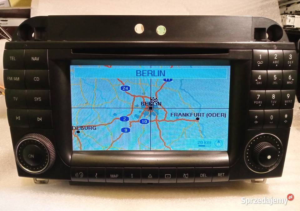 Radio Nawigacja Mercedes W220 S KLASA W215 CL DVD Radioodtwarzacze Konin