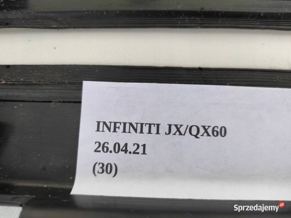 OSŁONA ZAŚLEPKA SZYNY FOTELA LEWA INFINITI QX60 Nowy Tomyśl