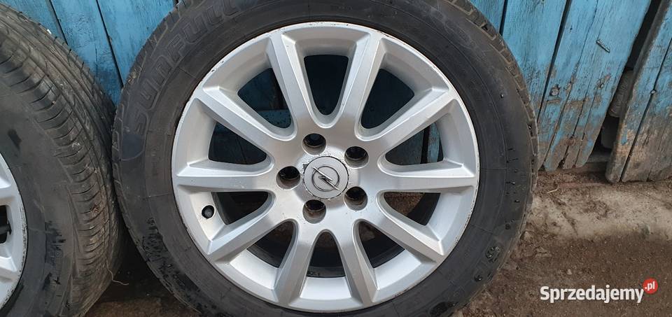 Koła Opel 16 5x110 ET37 z oponami letnimi Motoryzacja Mętów