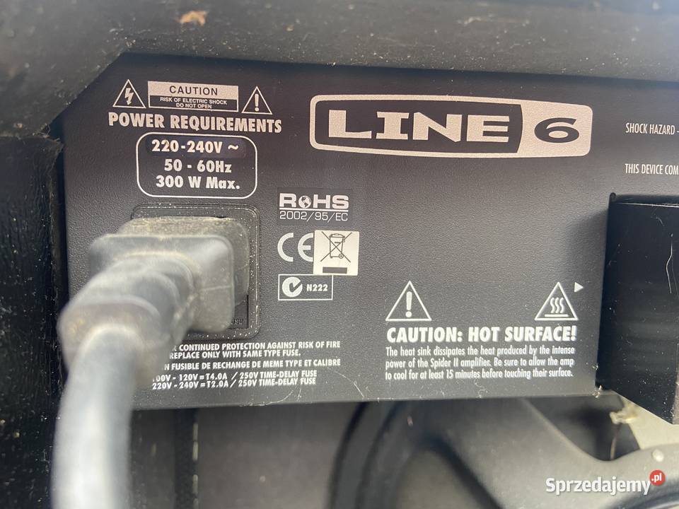 Line Spider II 112 amp 75watt footswitch mikserym nagłośnienie Kultura i Rozrywka Biłgoraj