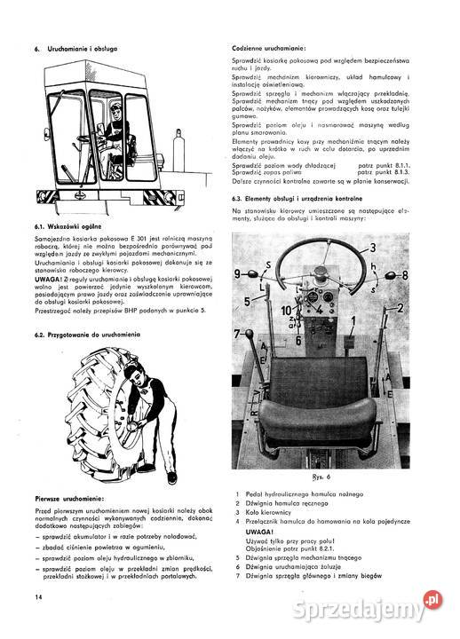 Instrukcja obsługi fortschritt e 301 pokosowka Stalowa Wola