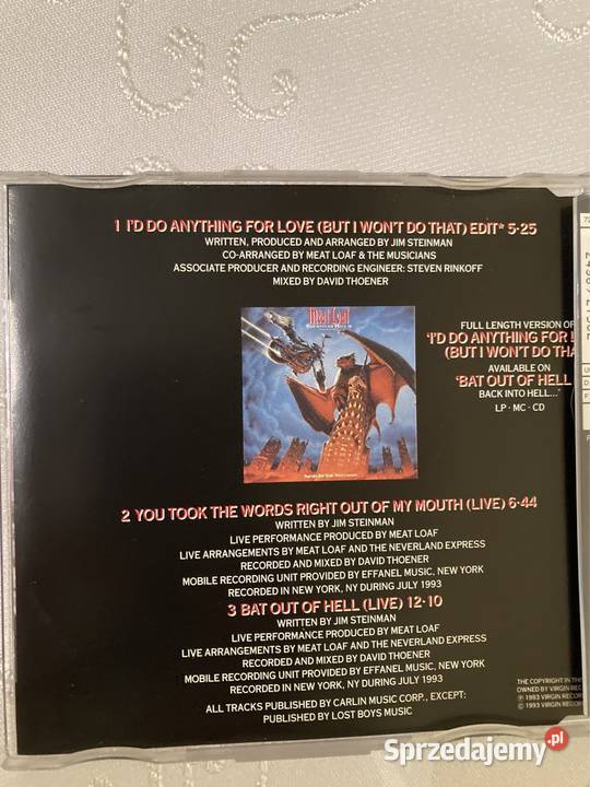 Płyta CD Single MEAT Love Id Do Anything For Czerwionka-Leszczyny