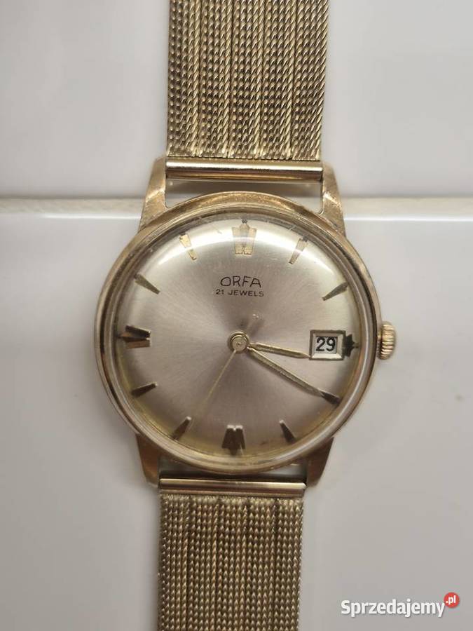 Zegarek vintage ORFA Herrenuhr Swiss Antyki, Sztuka, Kolekcje Chorzów sprzedam
