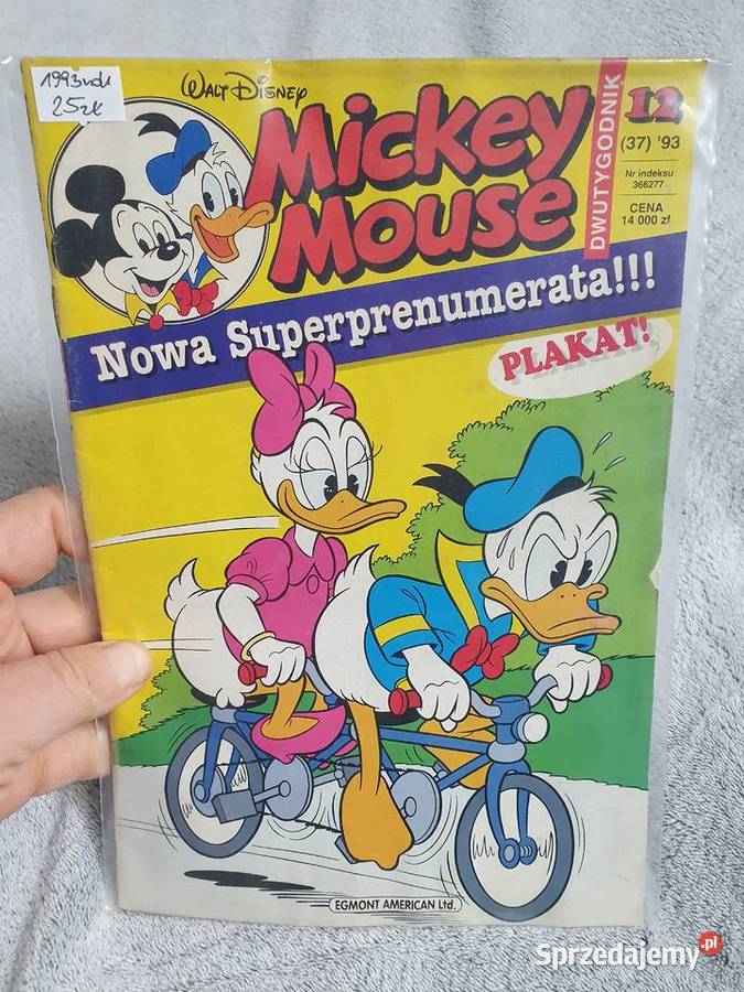 Mickey Mouse zestaw 10 komiksów lata 90te Polskie Gdynia