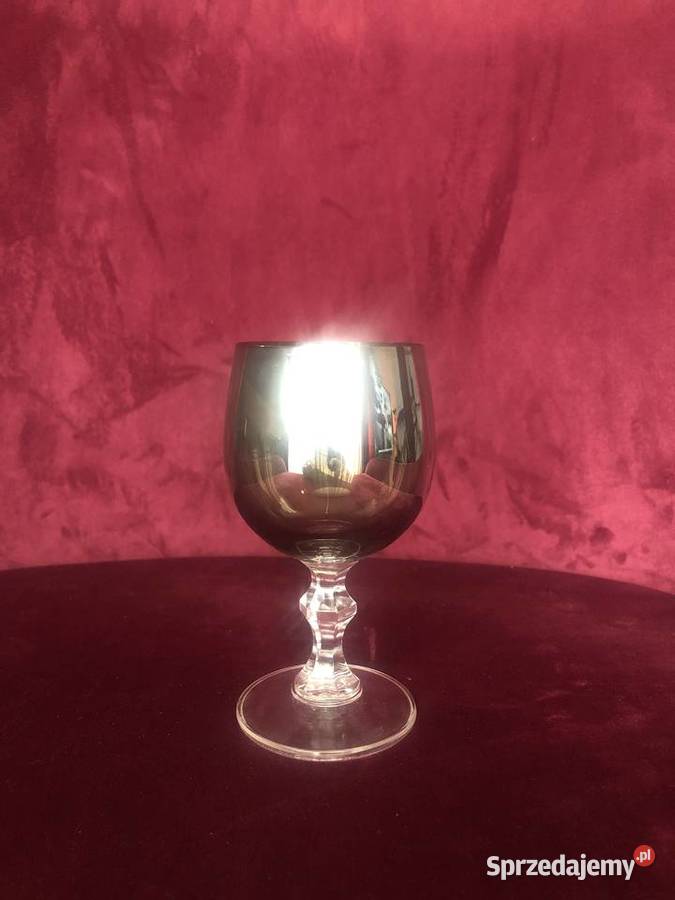 Comtesse KHS Krosno szkło dymione srebrzone lata Kraków sprzedam