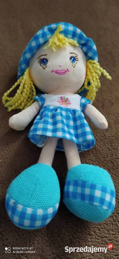 lalka szmaciana niebieska zabawka Poznań sprzedam
