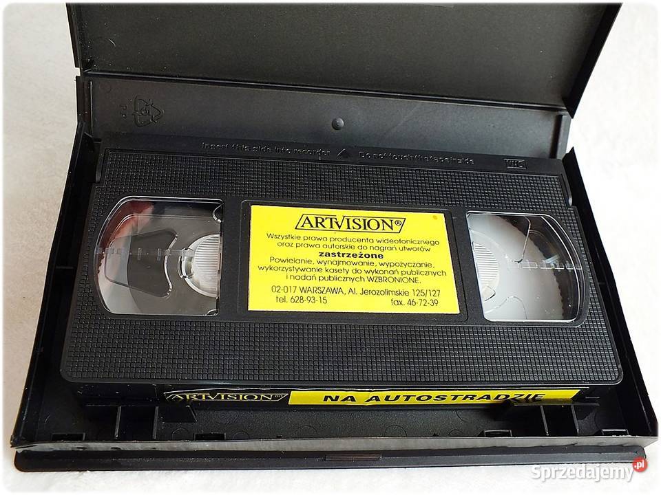 Kaseta VHS Spotkania na Autostradzie Film na 1 płyta lubuskie