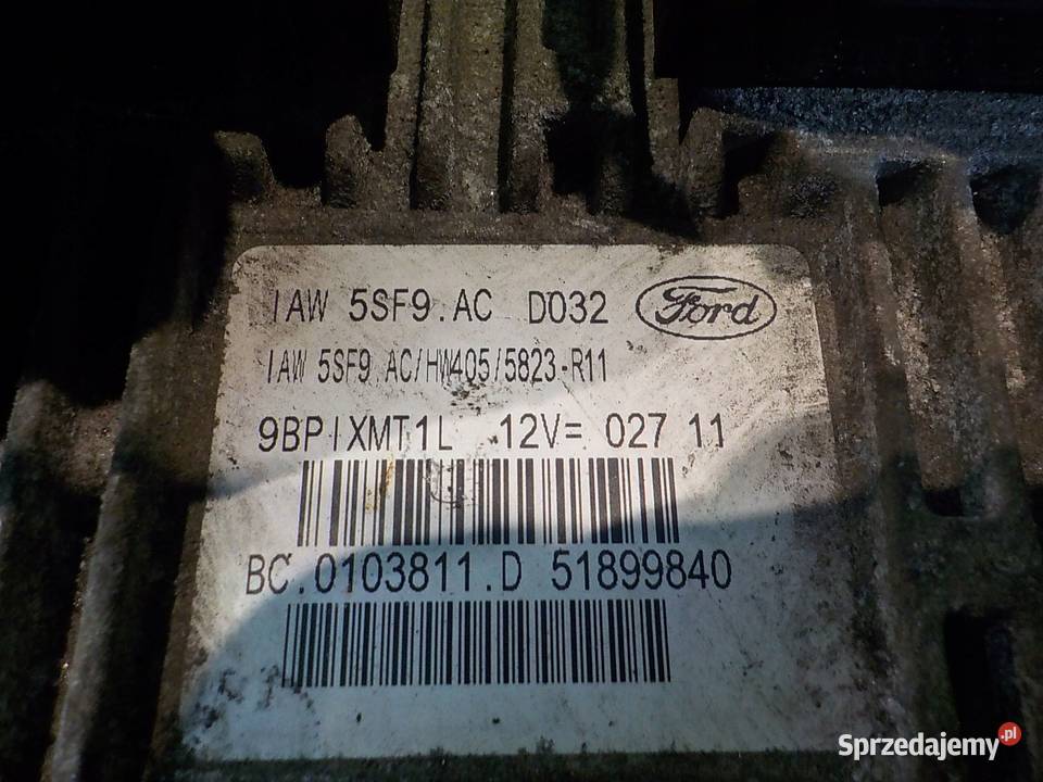 FORD KA MK2 II 12 B 11r HB 3D sterownik komputer Czujniki i sterowniki Suków