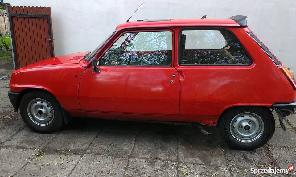 Renault R5 Żółte tablice garażowany Chrzanów