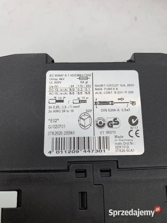 Siemens 3TK28282BB40 Safety Relay Warszawa