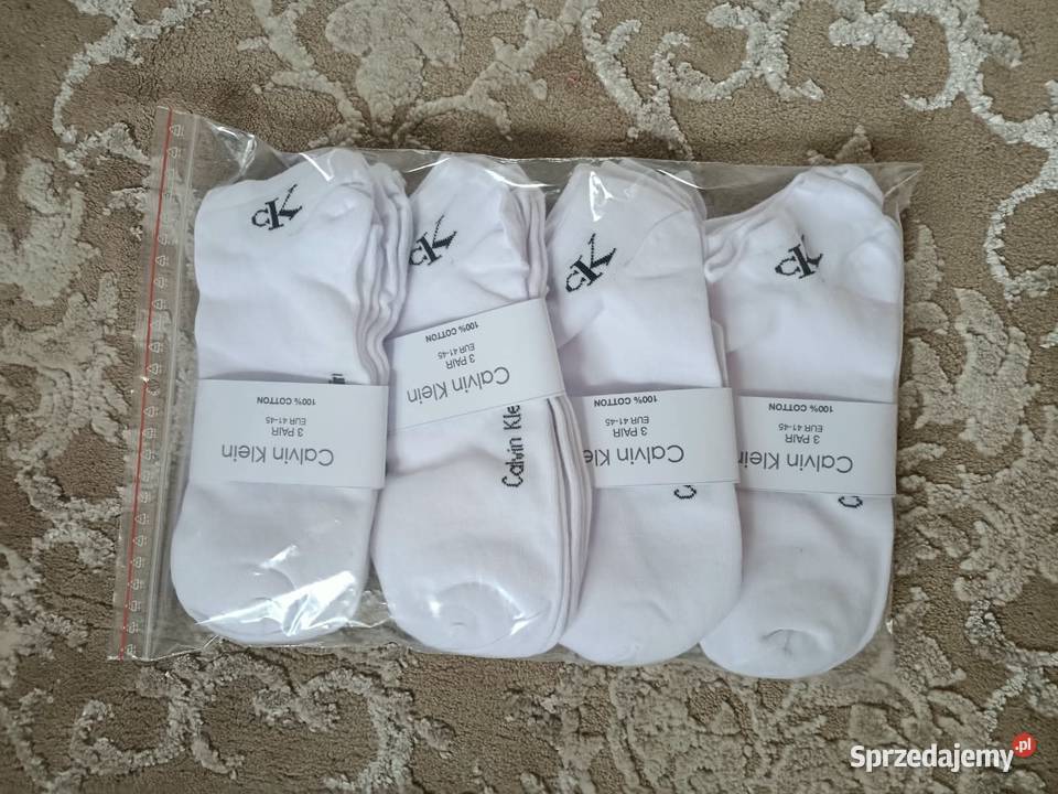 Komplet skarpetki męskie stopki Calvin Klein podlaskie Białystok sprzedam