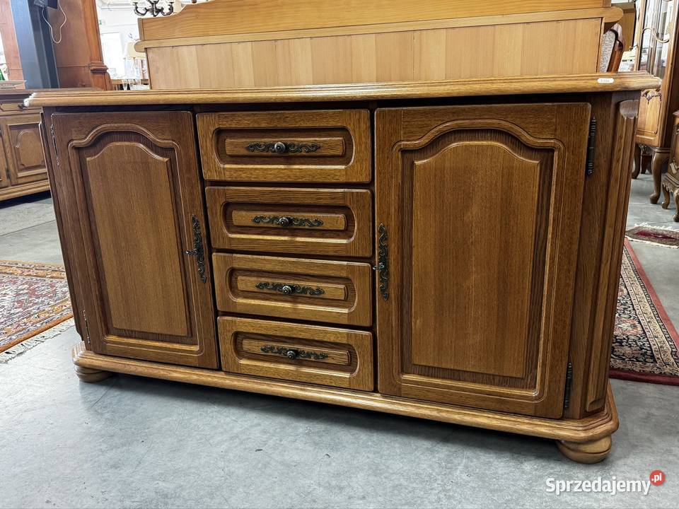 Komoda stylowa dębowa dąb rustykalny 150x45x82 150cm Ełk