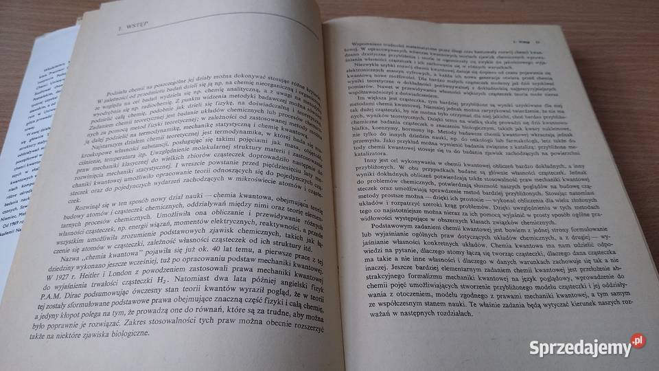 Chemia kwantowa Włodzimierz Kołos Biblioteka miękka z obwolutą sprzedam