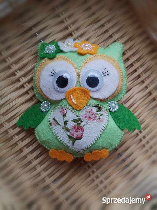 Sówkazawieszka Handmade z filcu Otrębusy