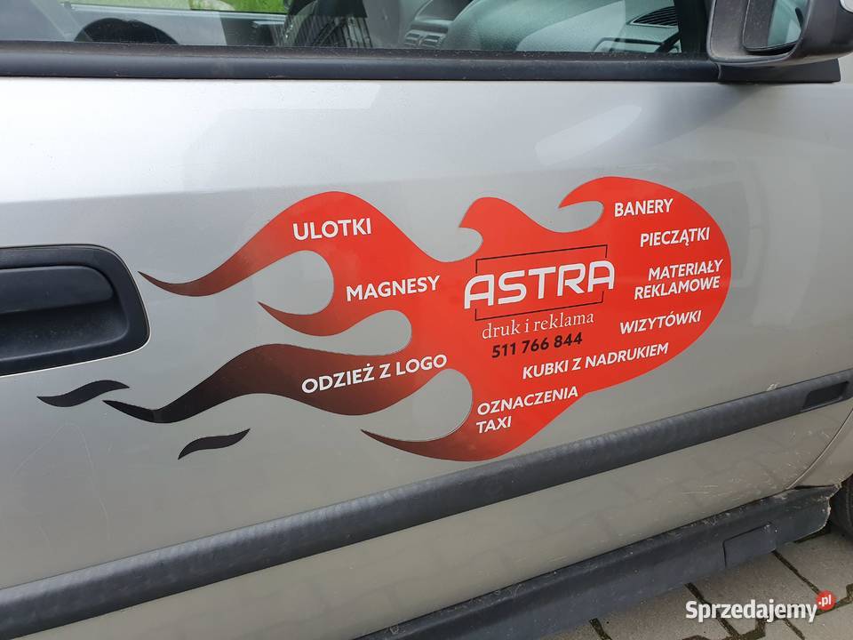 Szpakówka lampa taxi kogut na magnes biały żółty