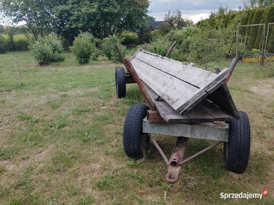 Sprzedam wóz konny przerobiony zaczep do Pozostałe Rykoszyn sprzedam
