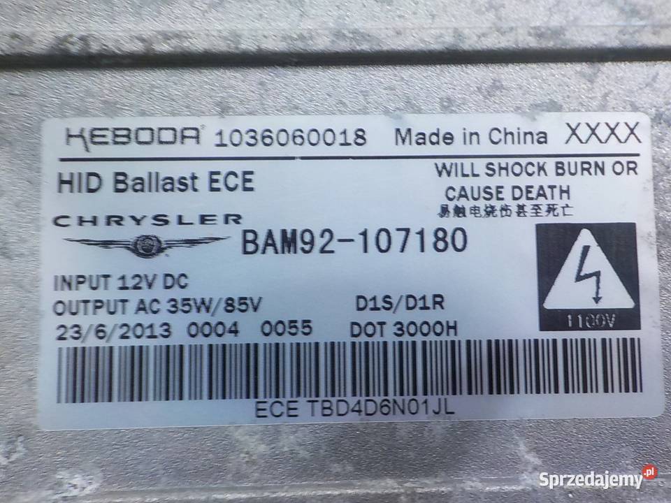 CHRYSLER 300C 35 V6 06r SEDAN 4D przetwornica osobowe Suków