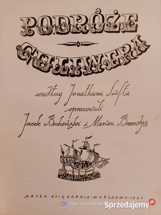 Podróże Guliwera Swift książki prezenty unikat Warszawa