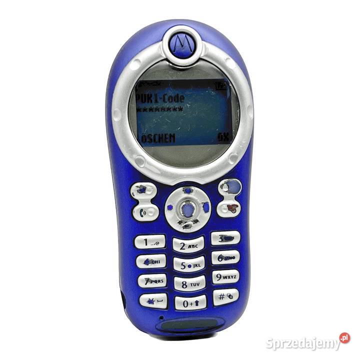 Telefon komórkowy MOTOROLA C116 granatowy mazowieckie Warszawa