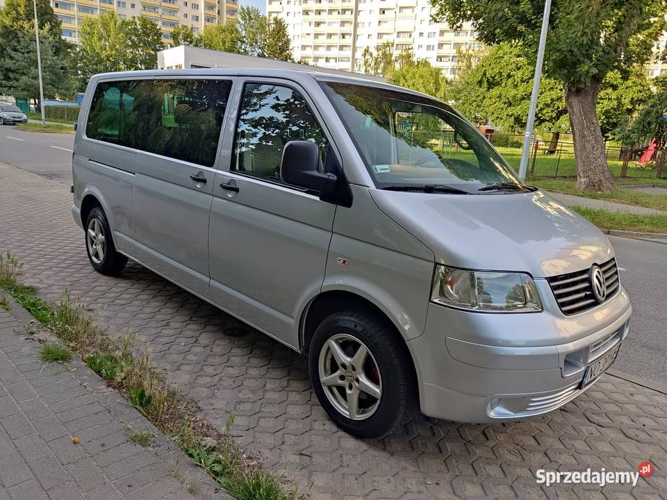 Long VW T5 r2009 poj 19tdi 9osobskrz manual klimatyzacja Elbląg