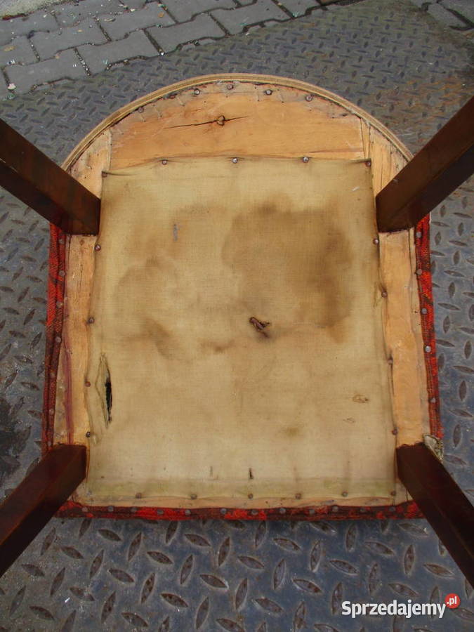 Stare Krzeslo Muszelka PRL Meble