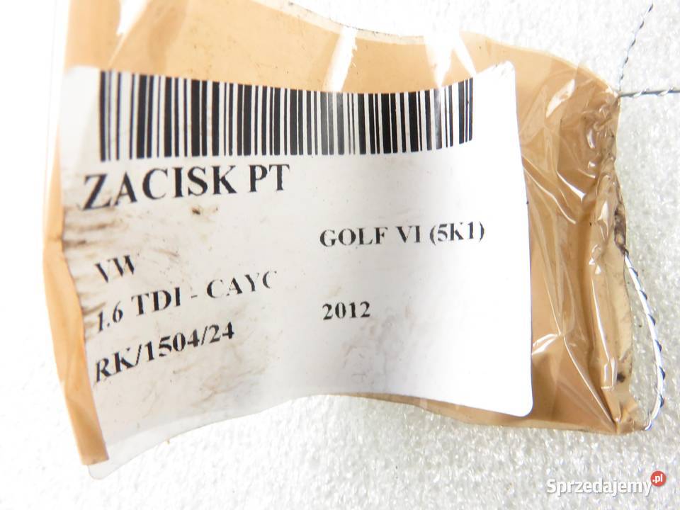 ZACISK PRAWY TYŁ VW GOLF VI 16 TDI sprzedam