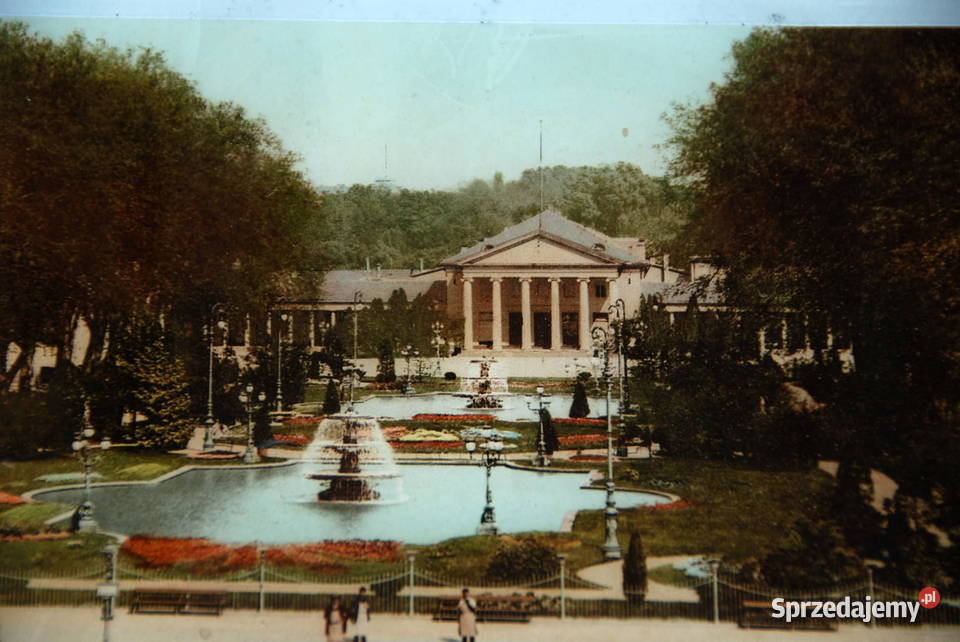 kurhaus wiesbaden zdjęcie pod szkłem około 1900 mazowieckie Warszawa